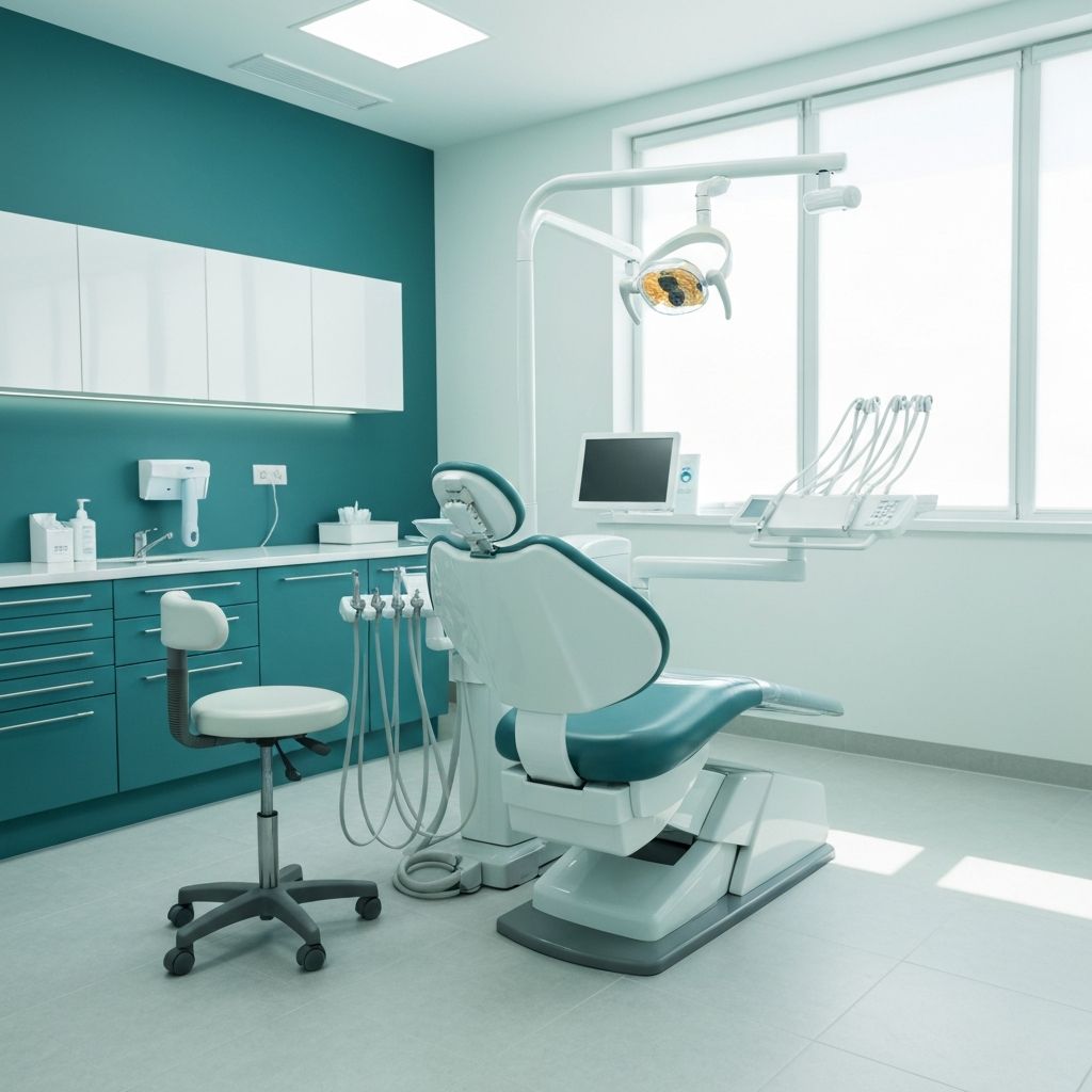 Modern dental clinic interior